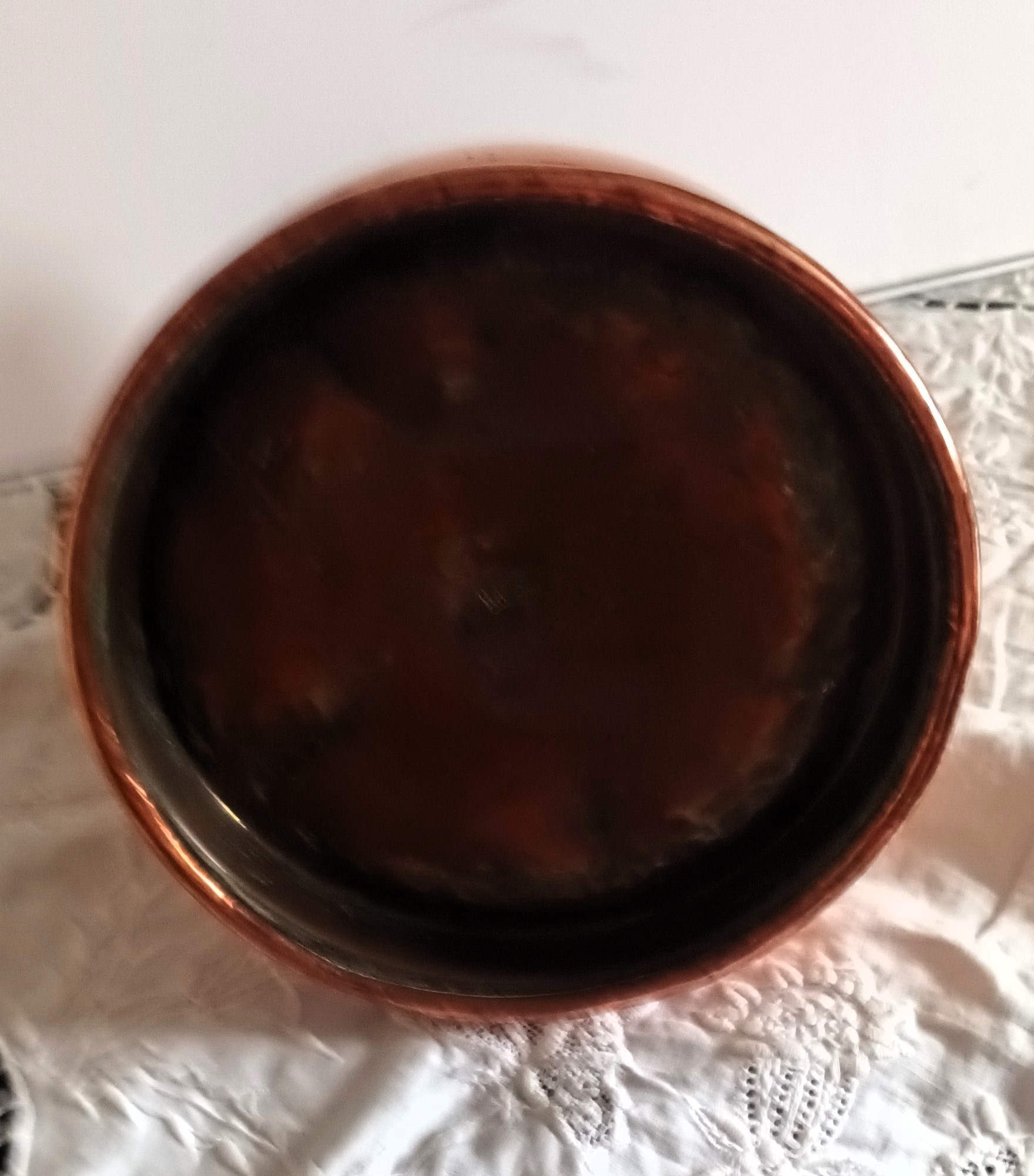 Antique English Victorian Copper Quart Harvest Measure - Image 6